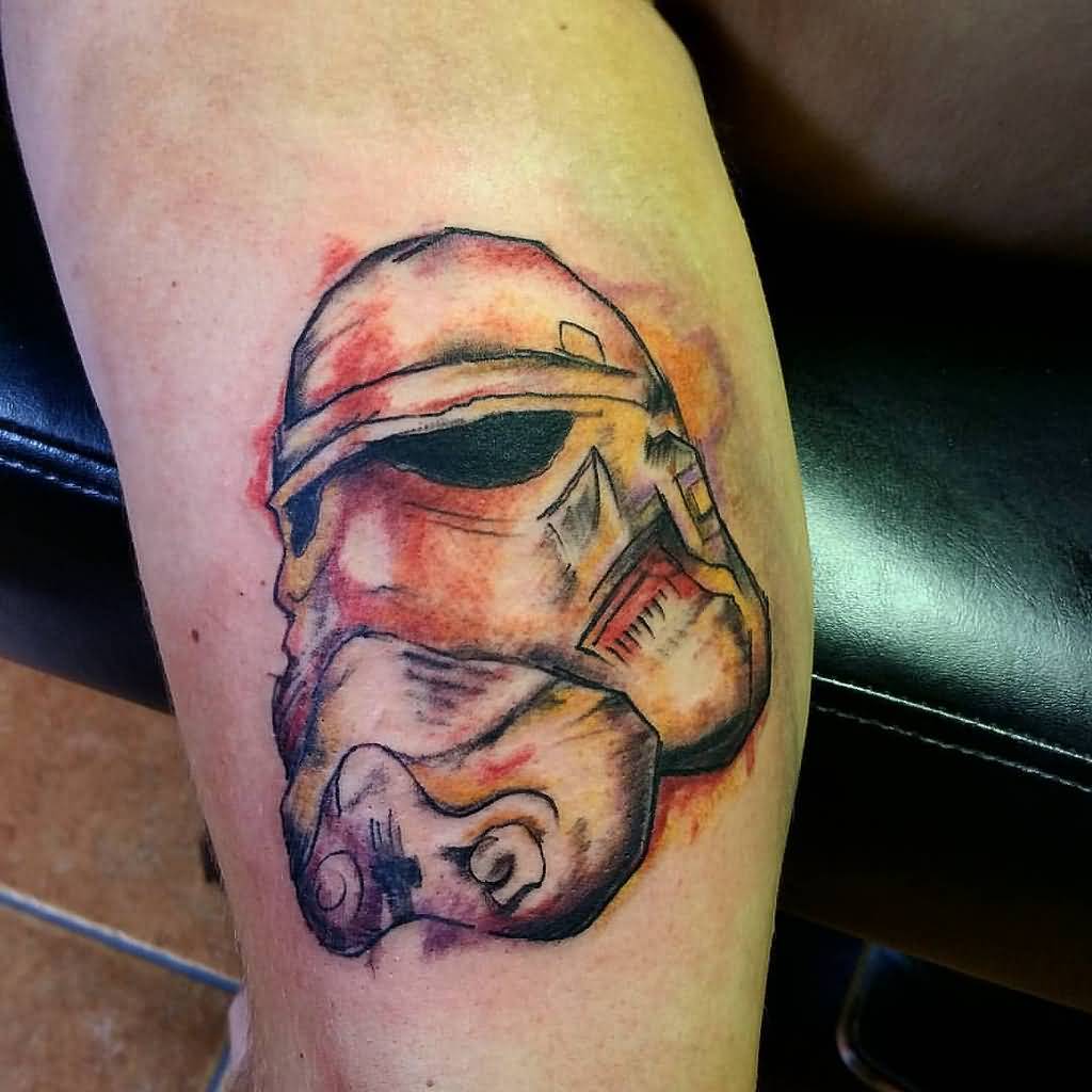 Abstract Stormtrooper Tattoo by Toniatutattoo