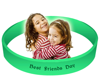 Best Friends Day Wrist Band Picture