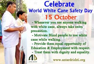 Celebrate White Cane Safety Day 15 October