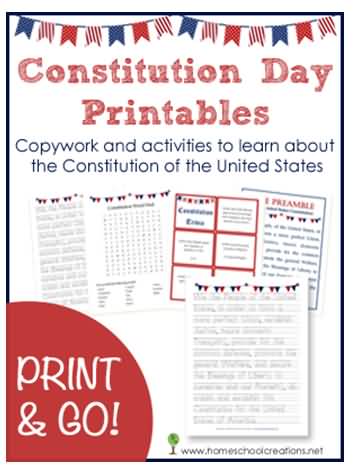 Constitution Day Printable Picture