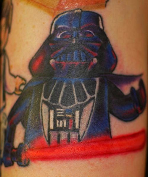 Darth Vader Lego Tattoo