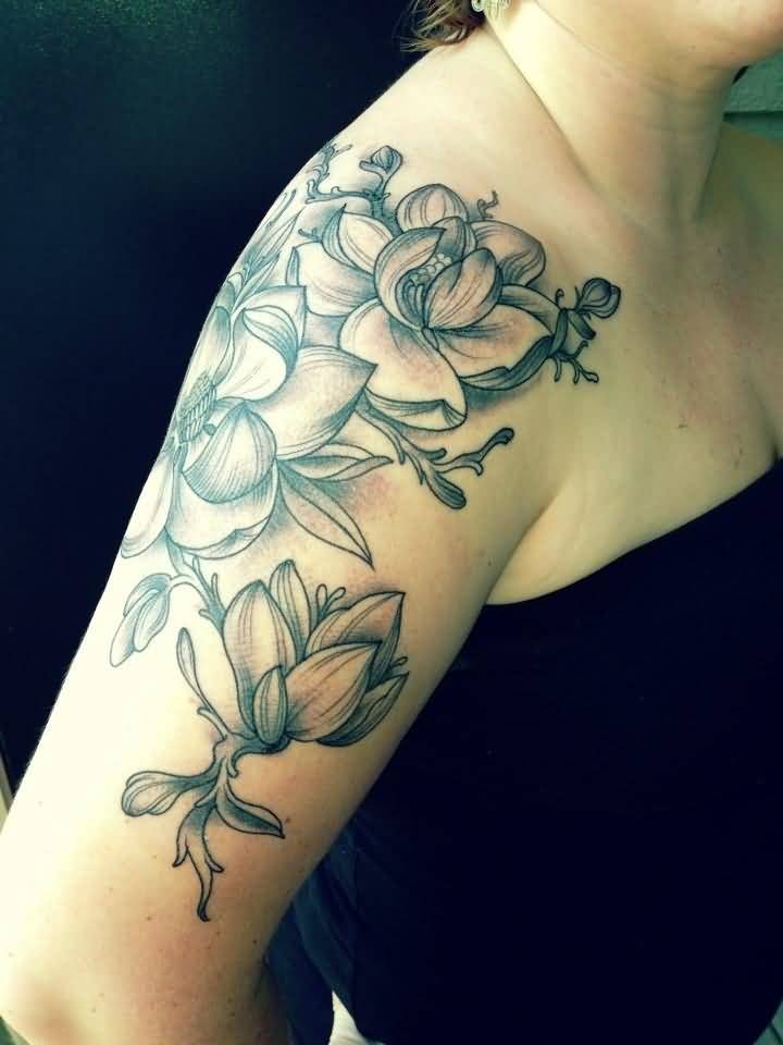 46+ Wonderful Magnolia Tattoos