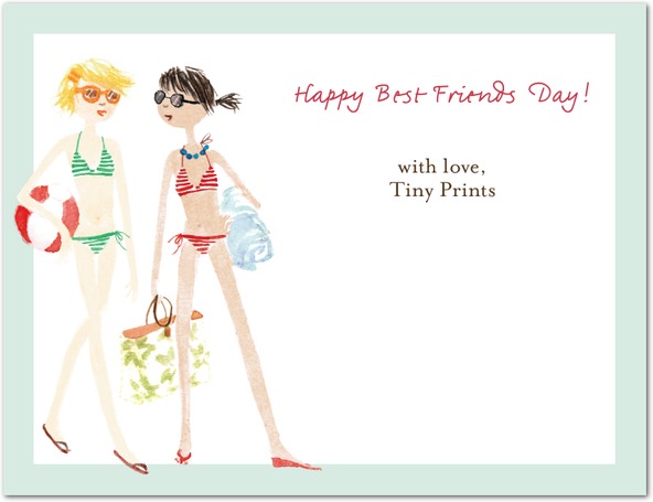 Happy Best Friends Day With Love Greeting Card