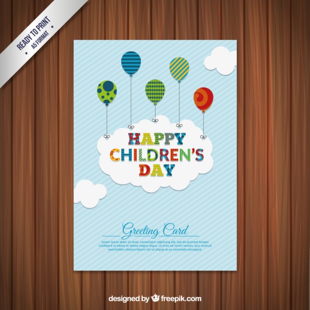 Happy Children's Day Greeting Card