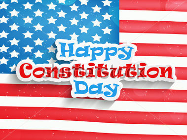 Happy Constitution Day USA Flag Background Picture