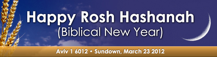 Happy Rosh Hashanah Biblical New Year Header Image