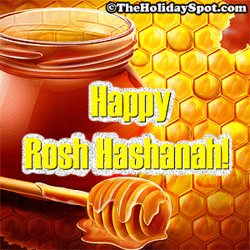 Happy Rosh Hashanah Glitter Wishes Picture