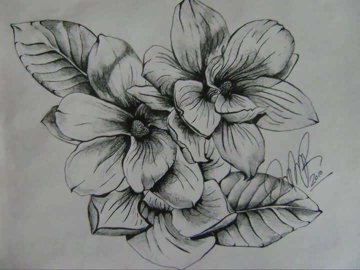 Magnolia Flower Tattoos Design by Jenna Marie Rosset Tattoo
