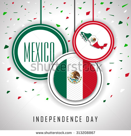 Mexico Independence Day Greeting Ecard