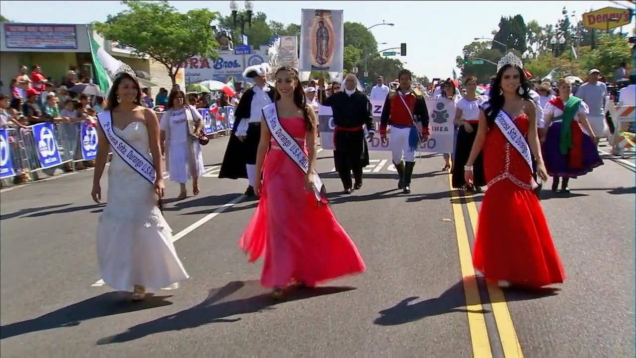 Miss Durango USA Winners At The Mexican Independence Day Parade