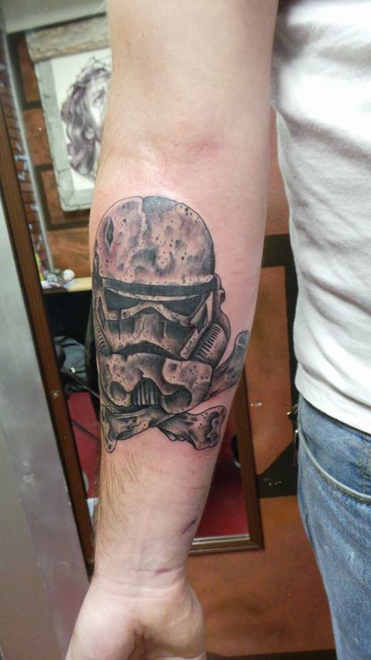 Right Forearm Stormtrooper Tattoo