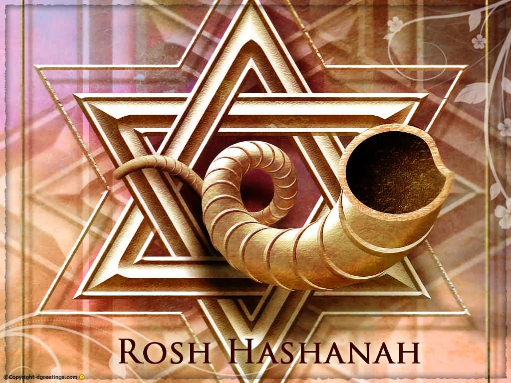 Rosh Hashanah Wishes Horn Picture
