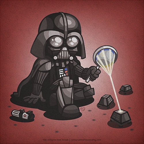 Star Wars Lego Darth Vader Tattoo Design