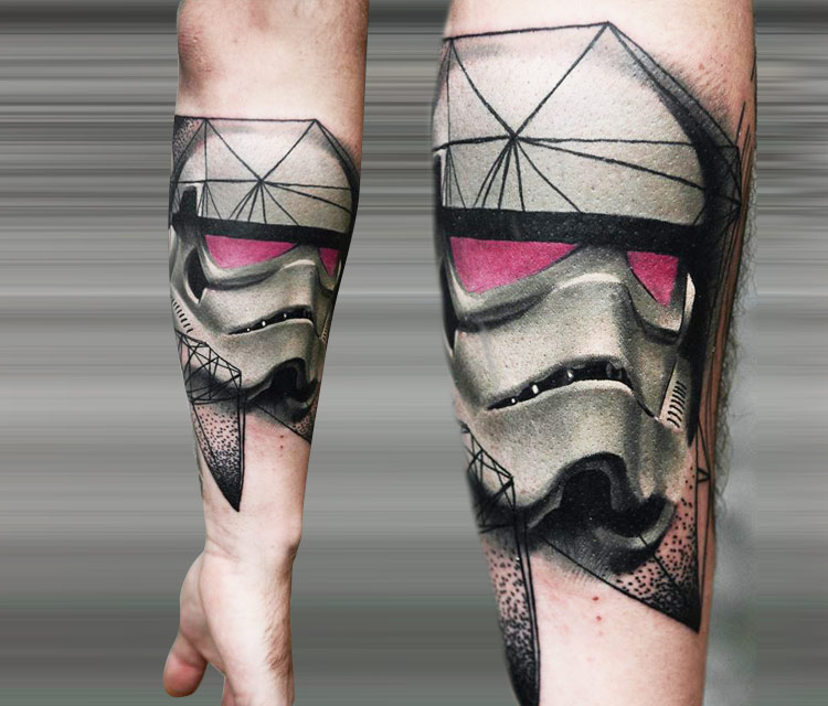 Star Wars Stormtrooper Tattoo On Arm