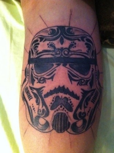 Stormtrooper Helmet Tattoo