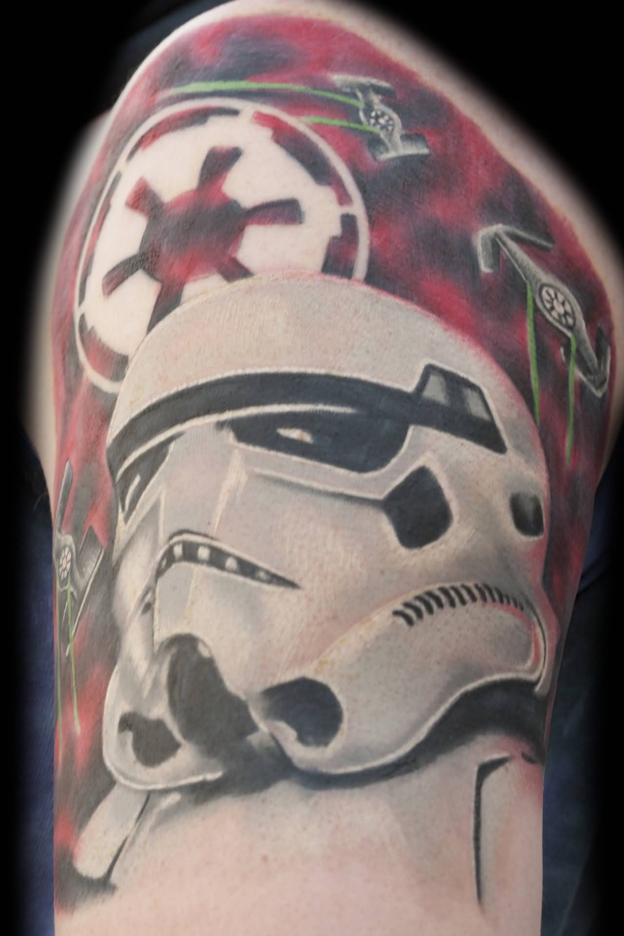 Stormtrooper Tattoo Design For Left Shoulder