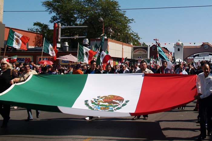 Street Mexican Independence Day Parade