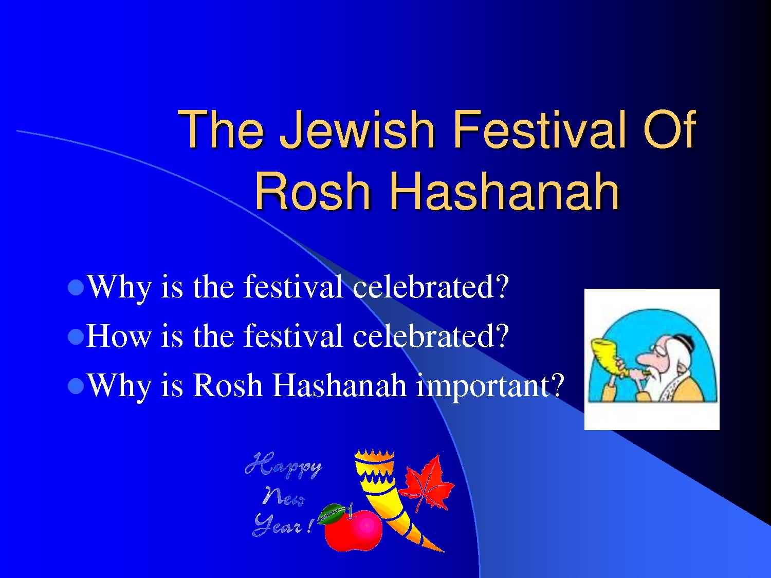 The Jewish Festival Of Rosh Hashanah