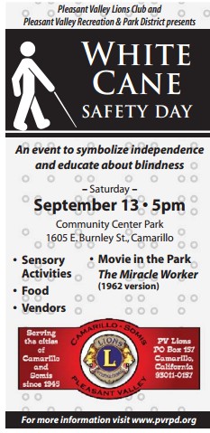 White Cane Safety Day Poster