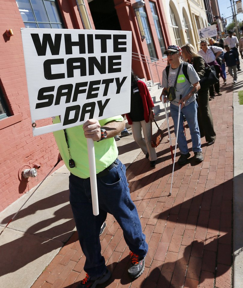 White Cane Safety Day Rally