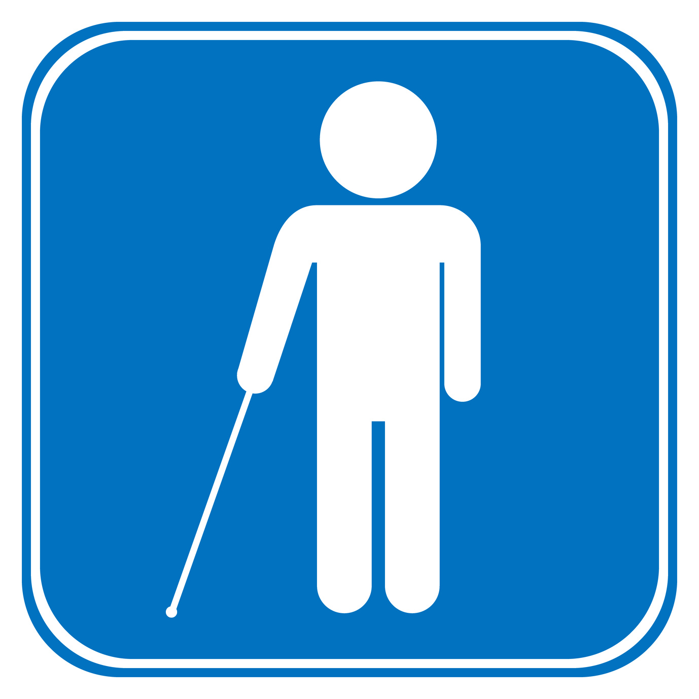 White Cane Safety Day Sign Picture