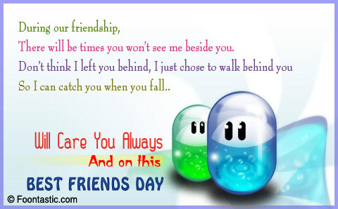Will Care You Always And On This Best Friends Day