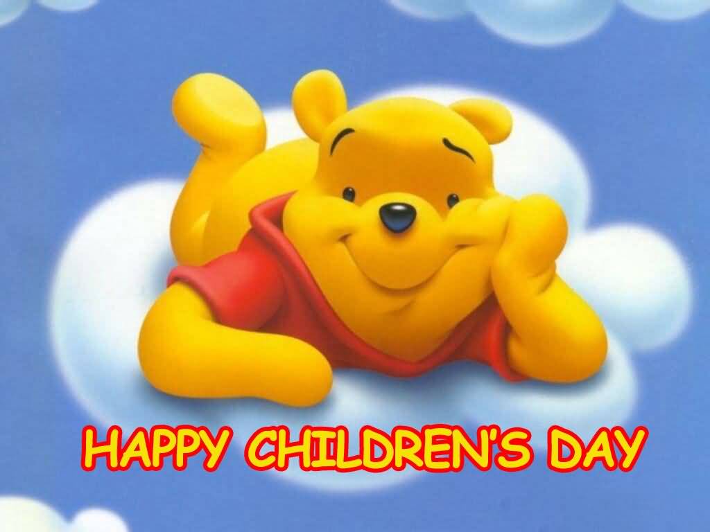 Winnie Pooh Wishing You Happy Children's Day