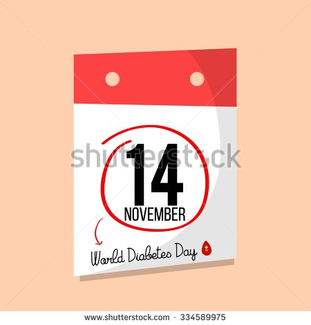 14 November World Diabetes Day Note Picture