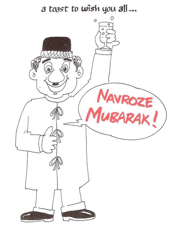 A Parsi Man Wish You All Navroz Mubarak