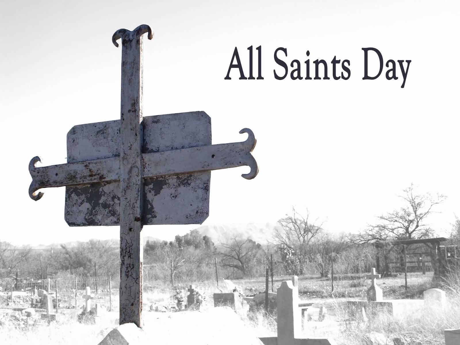 All Saints Day Graveyard Picture