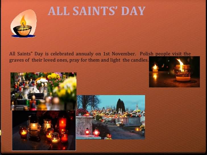All Saints Day On 1st November