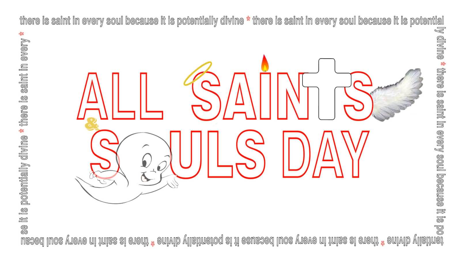 All Saints Souls Day Clipart Wishes