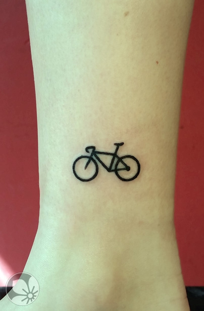 Amazing Bicycle Tattoo