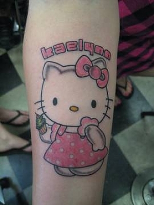 Amazing Hello Kitty On Wrist