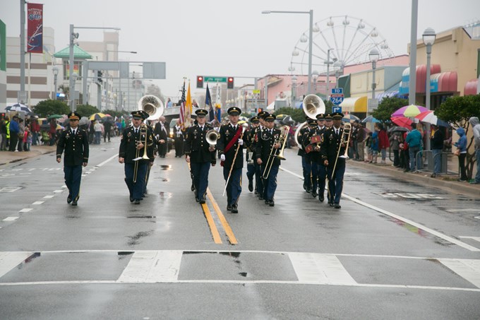Army Band During Veterans Day Parade In Virginia Beach