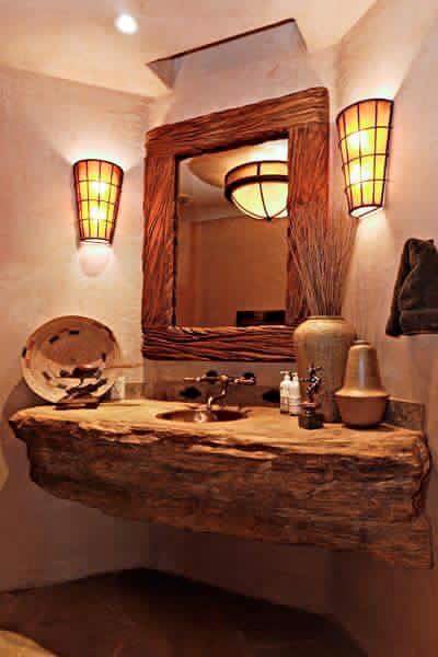 Awesome Rustic bathroom sink