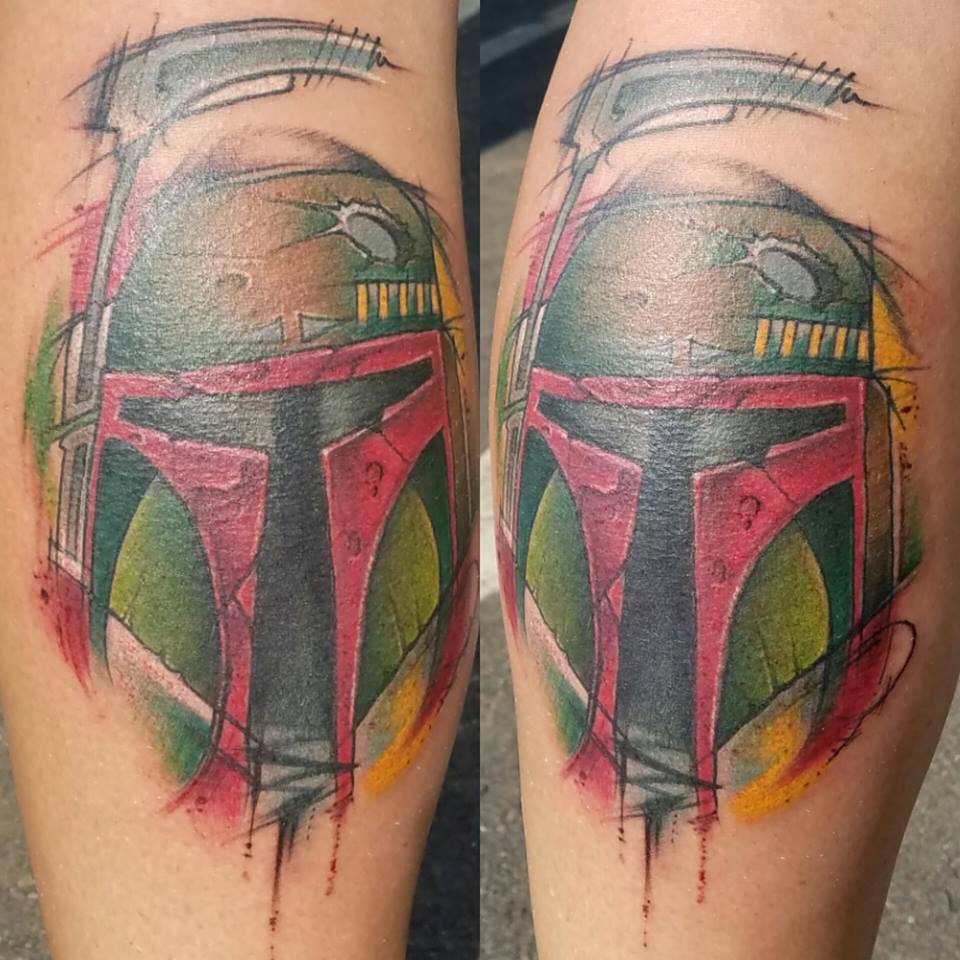 Bobafett‬ Star wars tattoo