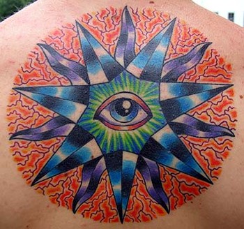 Color Ink Alex Grey Tattoo On Back