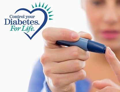 Control Your Diabetes For Life World Diabetes Day Blood Test Picture