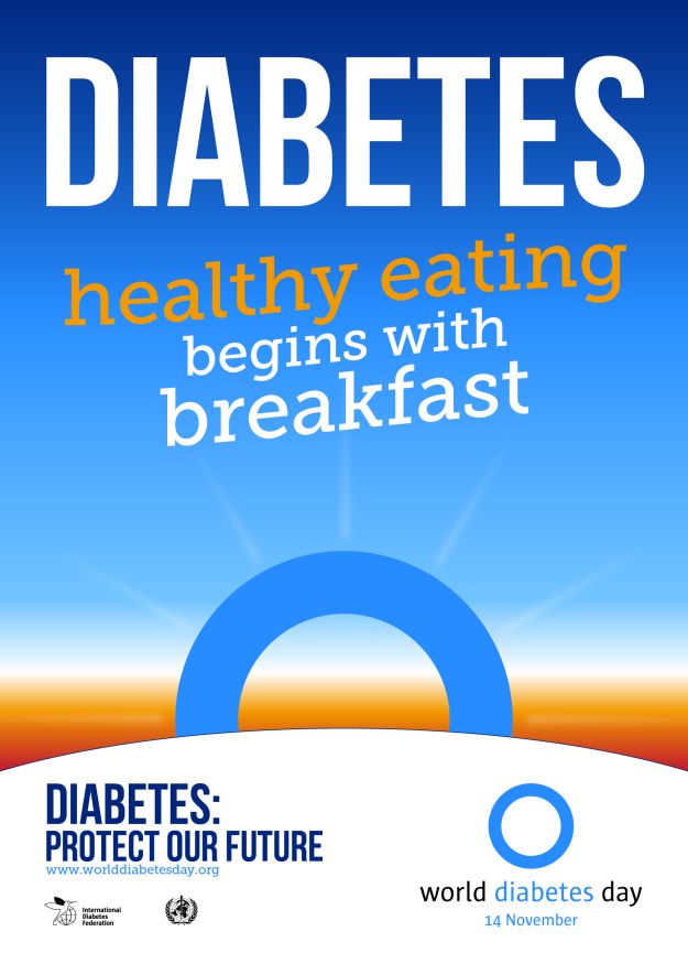 Diabetes Healthy Eating Begins With Breakfast Protect Our Future World Diabetes Day
