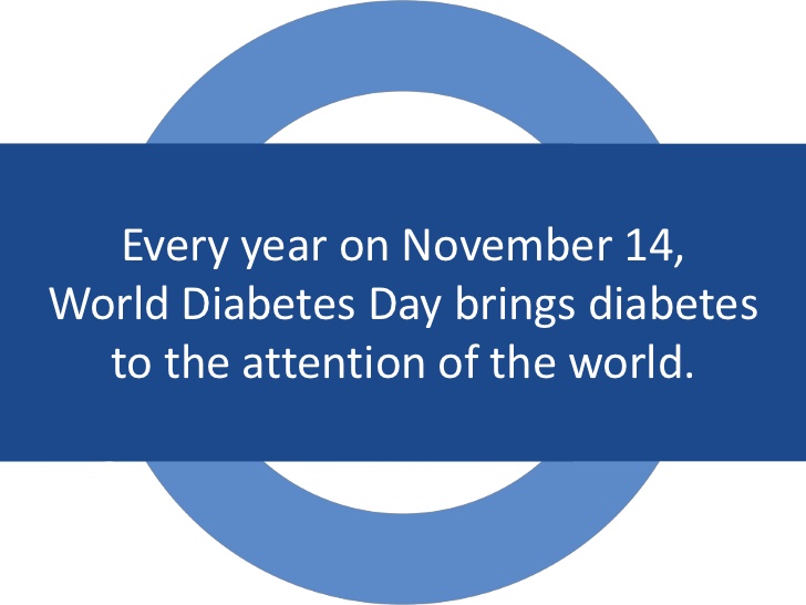 Every Year On November 14, World Diabetes Day Brings Diabetes To The Attention Of The World