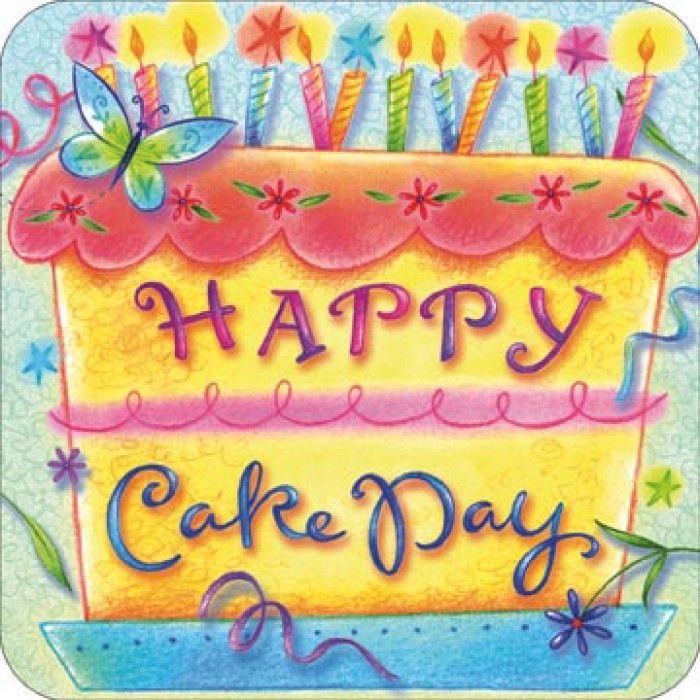 Happy Cake Day Beautiful Greeting Card