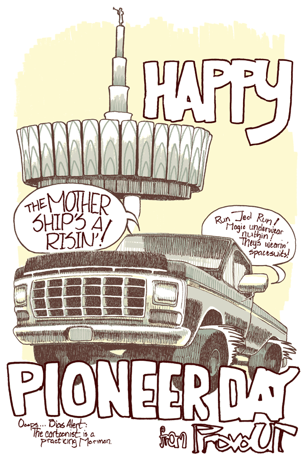 Happy Pioneer Day Poster