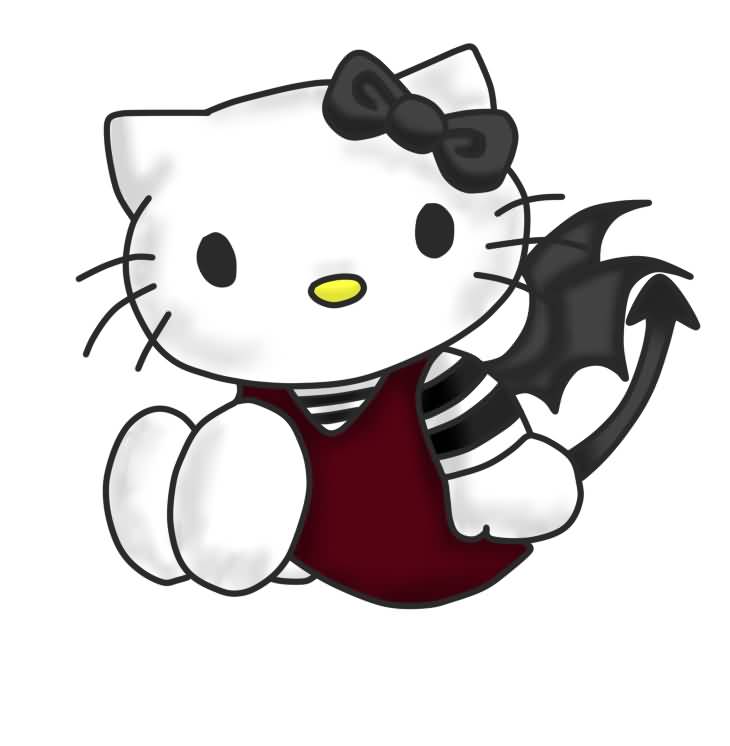 Hello Kitty Tattoo Design by Shilamia