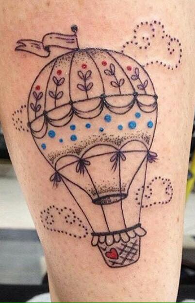 Hot Air Balloon Tattoo