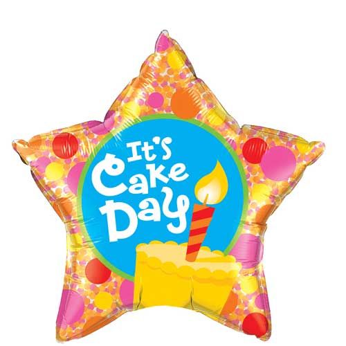 It's Cake Day Star Balloon Picture