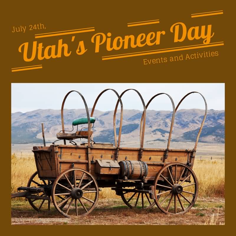 July 24th Utah's Pioneer Day Poster
