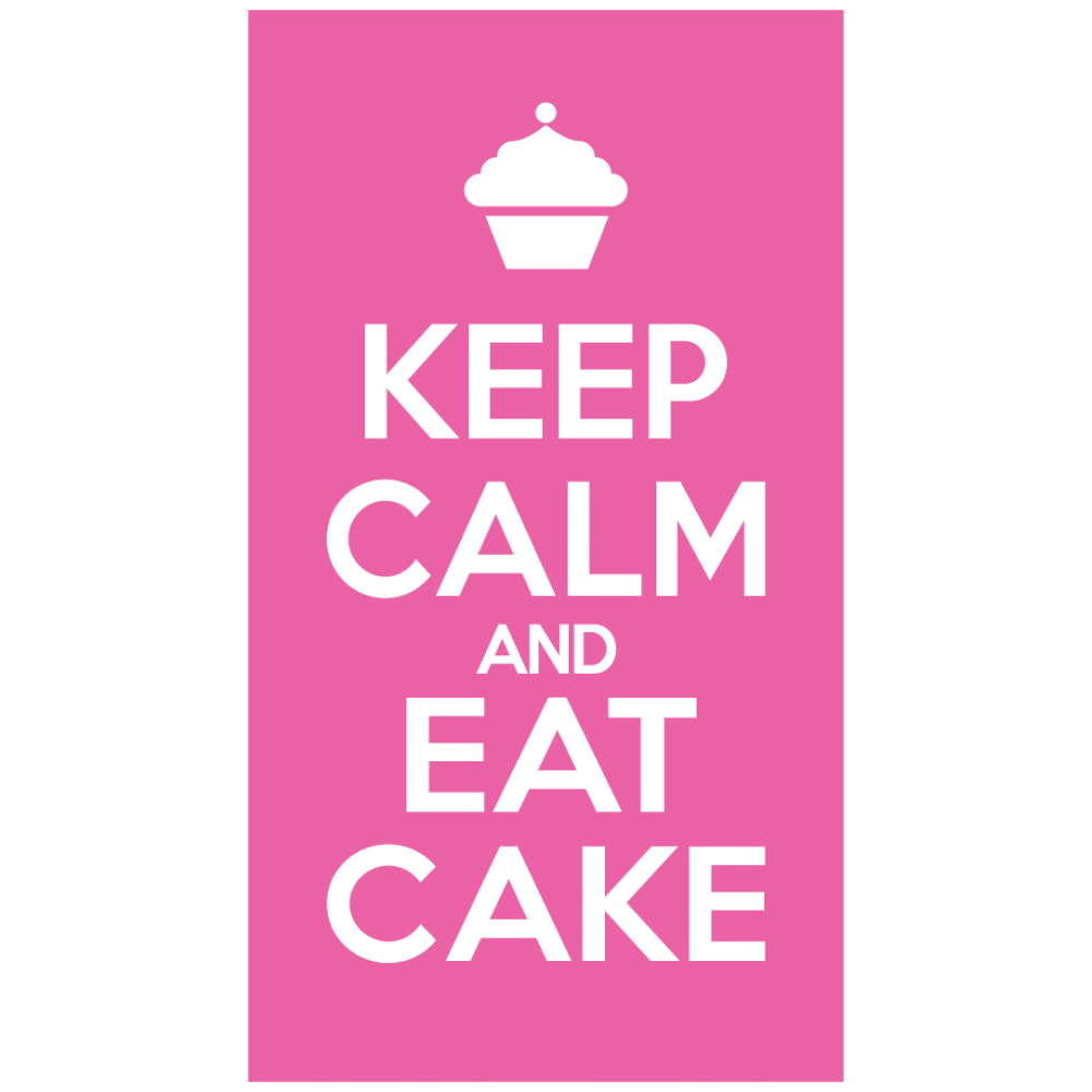 Keep Calm And Eat Cake Happy Cake Day