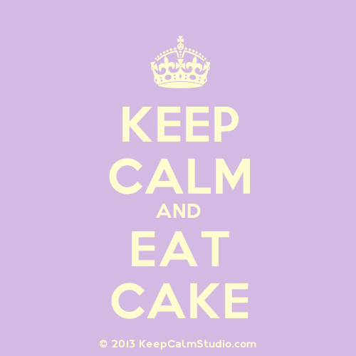 Keep Calm Eat Cake Happy Cake Day