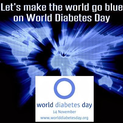 Let's Make The World Go Blue On World Diabetes Day